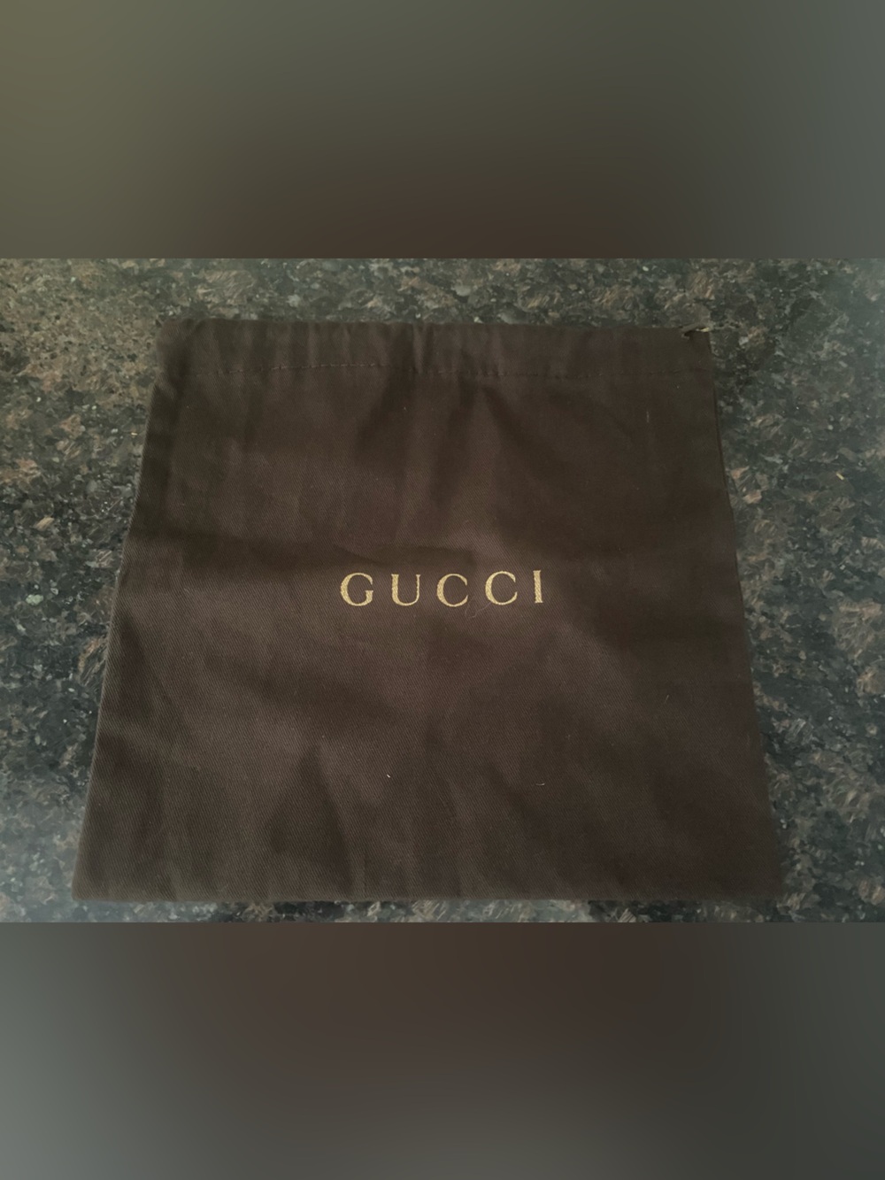Brown Gucci Dustbag 10x 9-1/2”